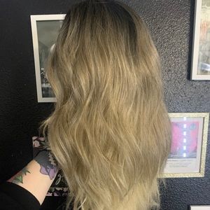 Lace front synthetic wig